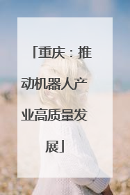 重庆：推动机器人产业高质量发展