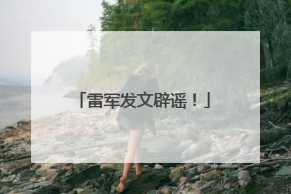 雷军发文辟谣！