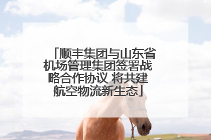 顺丰集团与山东省机场管理集团签署战略合作协议 将共建航空物流新生态