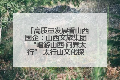 高质量发展看山西国企：山西文旅集团“唱游山西·问界太行” 太行山文化探索之旅燃情启幕