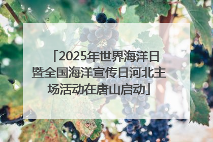 2025年世界海洋日暨全国海洋宣传日河北主场活动在唐山启动
