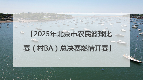 2025年北京市农民篮球比赛（村BA）总决赛燃情开赛