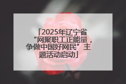 2025年辽宁省“网聚职工正能量，争做中国好网民”主题活动启动