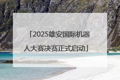2025雄安国际机器人大赛决赛正式启动