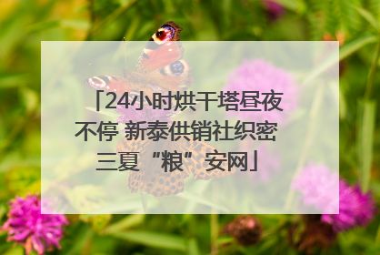 24小时烘干塔昼夜不停 新泰供销社织密三夏“粮”安网